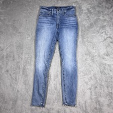 Lucky Brand Stretch Ankle Jeans Women Size 4/27 Mid Rise Skinny Blue