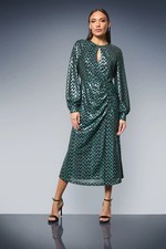 Principles Green A-Line Dress Womens Party Dresses