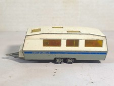 Vintage Siku 2516 Caravan Travel Trailer 155 Diecast W Germany White Grey Blue Vintage Siku 2516 Caravan Travel Trailer 155 Diecast W Germany White Grey Blue