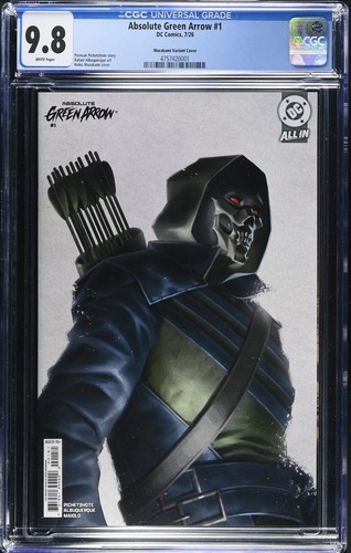 Absolute Green Arrow #1 CGC 9.8 1:25 Murakami Incentive Cover DC Comics In-Hand!