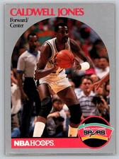 Caldwell Jones 1990-91 Hoops #268 San Antonio Spurs - Free Shipping