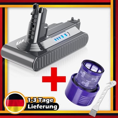 6000mAh 25.2V Akku Für Dyson V10 Animal Absolute Motorhead + Filter + Bürste DHL