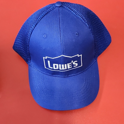 #ad Lowe#x27;s employee blue Mesh Back Unisex Uniform Cap $10.00