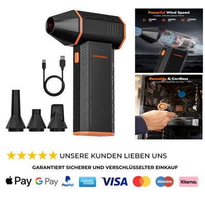 Electric Air Duster Super Power Cordless Air Duster Mini-Gebläse Akku