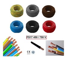 Filo Elettrico Unipolare Cordina Cavo Impianti Casa Azienda CPR FS17 Ex N07vk