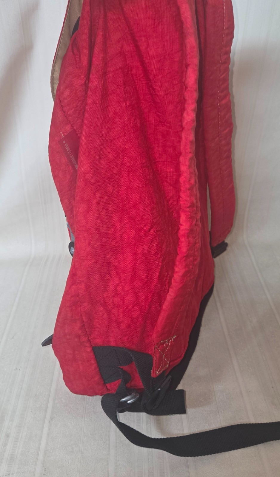 KIPLING Red Backpack with Drawstring NO MONKEY - image 4