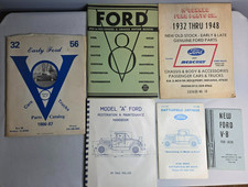 Vintage Ford Model A Book Restoration Maintenance Parts List Lot