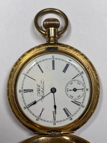 Antique WALTHAM Gold Filled Jewels Pocket Watch  Doesn't Run #32-70