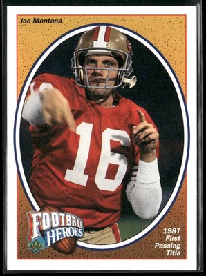 Joe Montana Player Lot Bundle 10 Different Football Cards JM004 49ers Chiefs