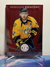 2013-14 Panini TOTALLY CERTIFIED Hockey MIKE FISHER #117 PLATINUM RED SP 097/100