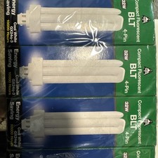 Image of 10x 32W Bell CFL Low Energy GX24Q-3 4 pin 2700K Lamp 827 BLT Light Bulb