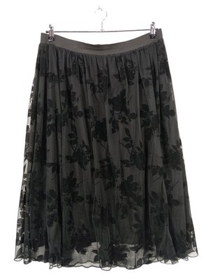 ALBA MODA Midirock Damen Rock Gr. DE 46 schwarz Casual-Look