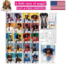 20 Pack Pre Drawn Canvas for Painting Drawn Canvas Paint Kit Pre Printed Canv...