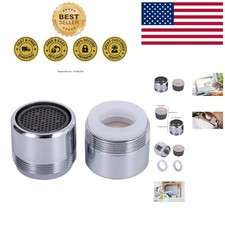 High-Efficiency 1.5 GPM Sink Faucet Aerator - Dual Thread Chrome Finish