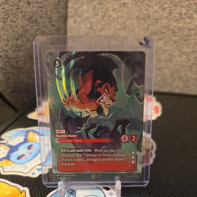 Disney Lorcana Card Scar Heartless Hunter 14/P2 Enchanted Championship Promo