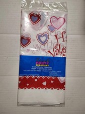 Valentine Day Disposable Tablecloth 54 X 108 In