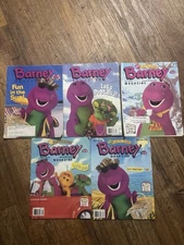 Vintage 99’-02’ Issues Barney Magazine Lot Of 5 Please Read Rare