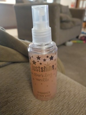 JUSTICE Just Shine Sparkling Vanilla Shimmer Body Mist 2.11 Oz Read Description 