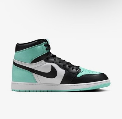 NIKE AIR Jordan 1 Retro High OG Green Glow Men's DZ5485-130 Size 10 New Shoes