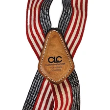 CLC Custom Leathercraft Heavy-Duty Work Suspenders Elastic Straps Metal Clasp  