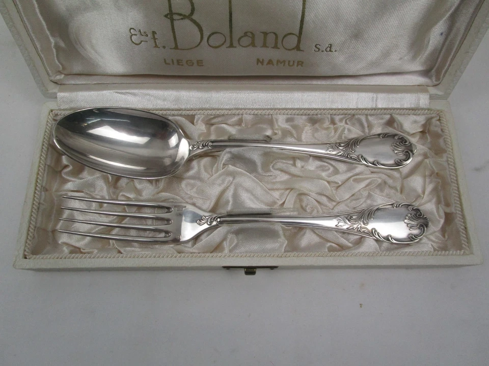 Christofle - Modell : Marly - Besteck - 2 Teile / Gabel & Löffel - 20,5 cm - Bild 2 von 4