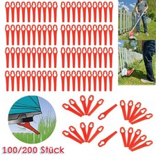 100/200x Kunststoffmesser Ersatzmeßer Meßer für Bosch ART26 Li Akku Rasentrimmer