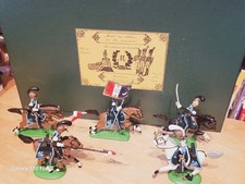 MULBERRY MINIATURES FN71 CHASSEURE A CHEVAL IMPERIAL GUARD FIGURE SET IN BOX