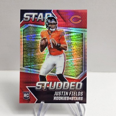 Justin Fields 2021 Panini Rookies & Stars Star Studded Red Prizm #SS-24