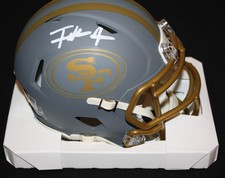 Frank Gore signed Slate Mini Helmet, SF 49ers, Beckett BAS 4W032470
