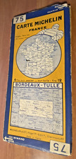 Michelin Card No. 75 - Bordeaux Tulle - 1926 - Beautiful Condition