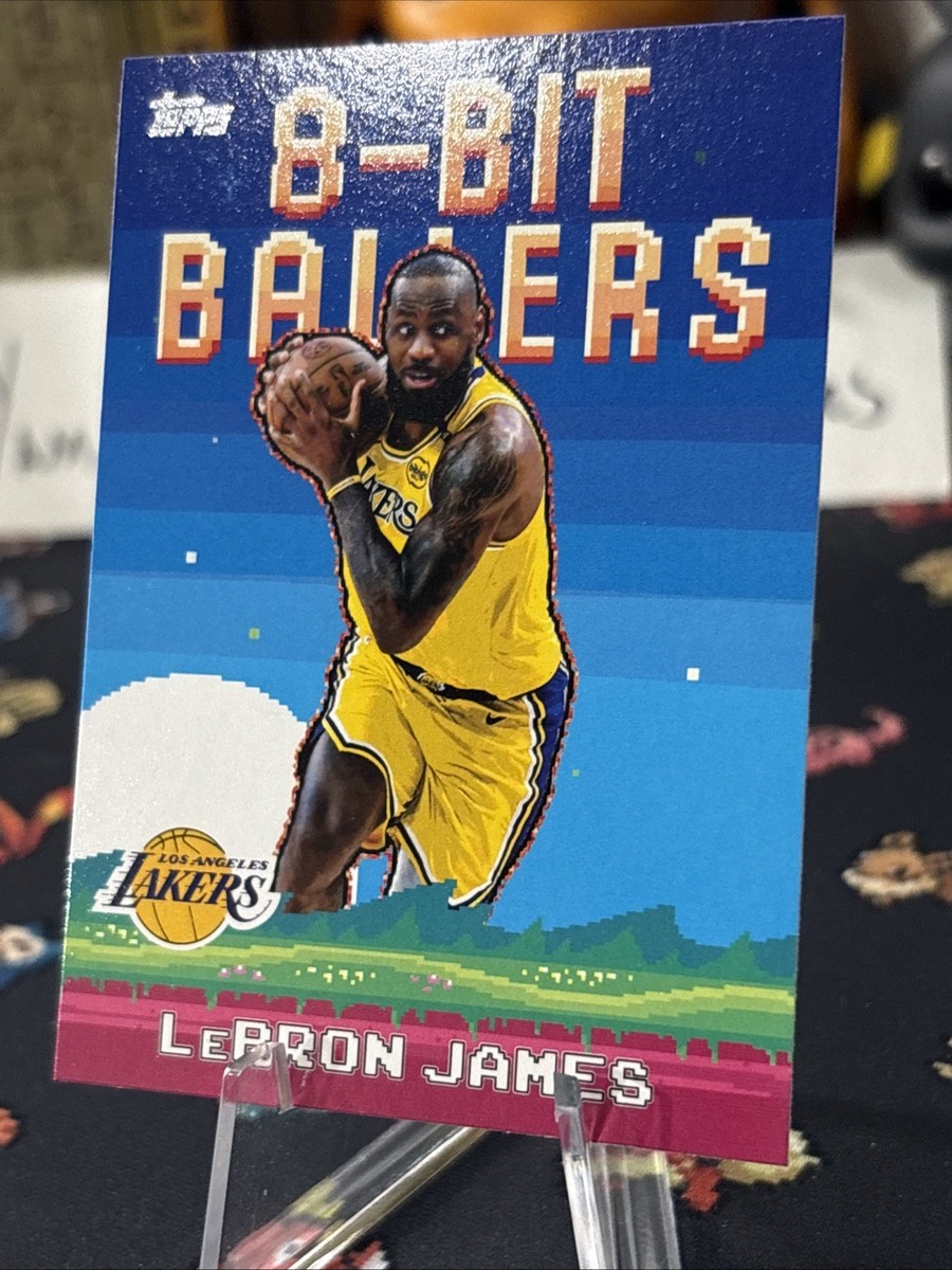 25-26 Topps NBA Flagship Basketball 8-Bit Ballers Insert LeBron