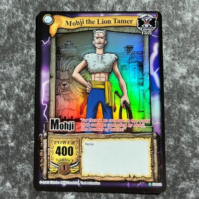 One Piece CCG Mohji CH019 ReverseFoil Holo The Quest Begins 2005