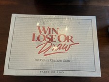 Win, Lose or Draw The Picture Charades Game Party Edition 1988 New Sealed