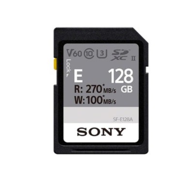 Sony SF-E128A 128GB SDXC UHS-II U3 V60 Memory Card Genuine