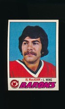 1977-78 Topps #149a Al MacAdam ERR * Left Wing * Cleveland Barons * NM-MT *