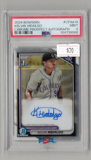 2024 Bowman Chrome Kelvin Hidalgo Rookie Refractor Auto PSA 9