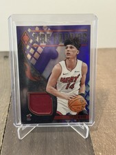 2023-24 Panini Phoenix Tyler Herro Fire Fabrics Patch Card Purple 96/99