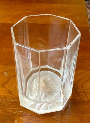 Rosenthal Crystal Versace Medusa Head Lumiere Whiskey Glass Octagonal Tumbler