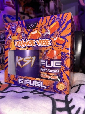 G Fuel Orange Vibe KSI Collectors Box Limited Edition