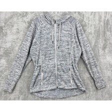 Athleta Jacket Small Athletic Athleisure Full Zip Pockets Hoodie Athletic Knit