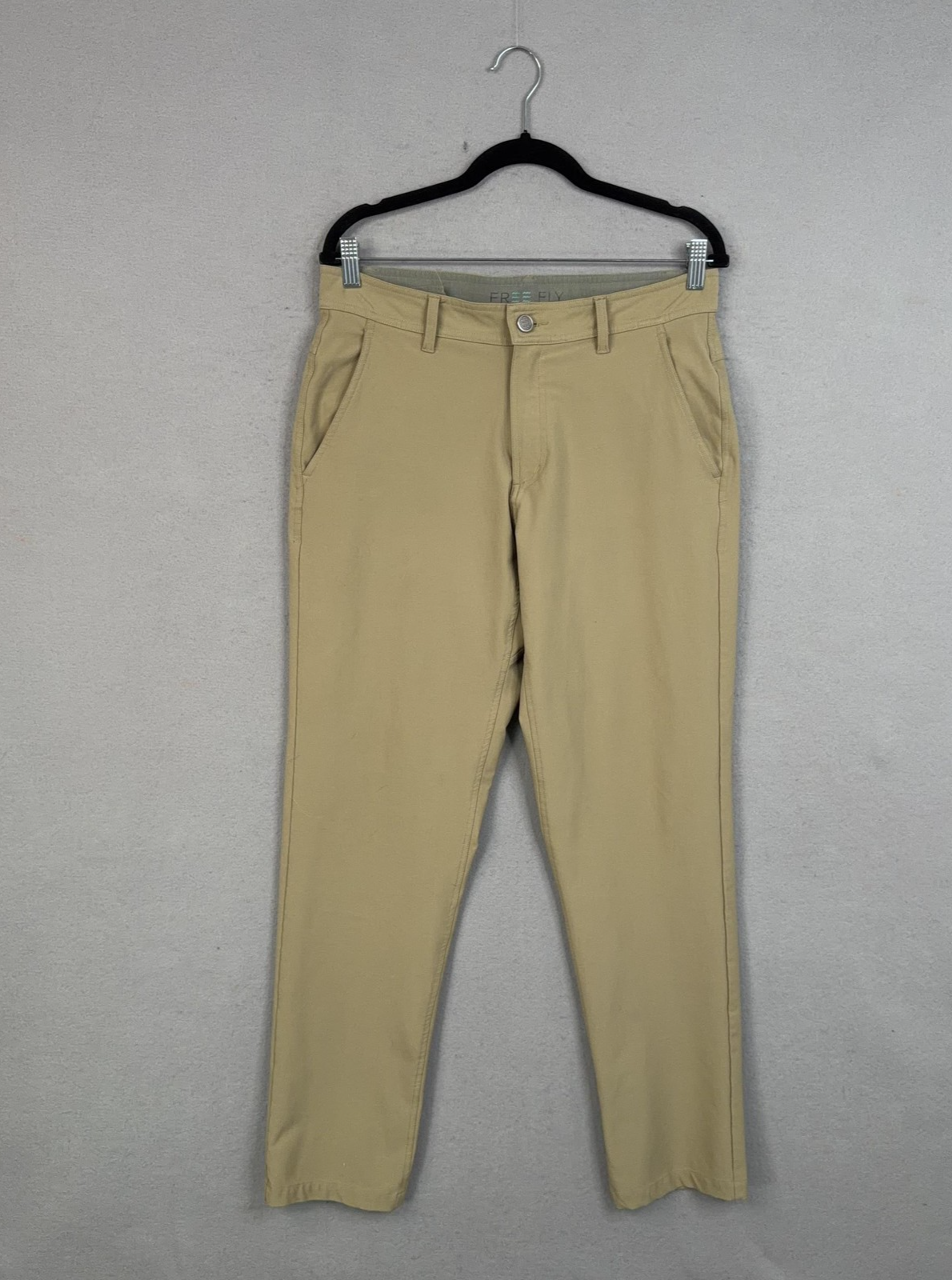 Free Fly Pants Mens 32x32 Beige Stretch Performance Golf Chino Casual Outdoor