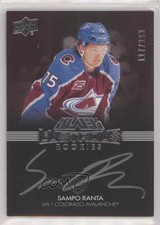 2021 SPx UD Black Lustrous Rookie Signatures /299 Sampo Ranta #LRS-SR Auto 0x5l