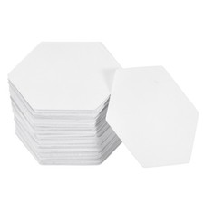 150 Hexagon-Papierf&uuml;&szlig;linge 0,5 Zoll, Englische Quiltvorlagen f&uuml;r Patchwork