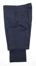 Jack Victor Dress Pants Mens 36 L Blue Wool Stretch Flat Front Dean Canada