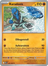 Karadonis / Pokémon Karte / Deutsch / Weiße Flammen / 049/86 / Reverse Holo