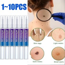 10-1Pcs 3ml 12 Hours Wart Remover Pen Eliminate Foot Corn Warts Skin Tag Remover
