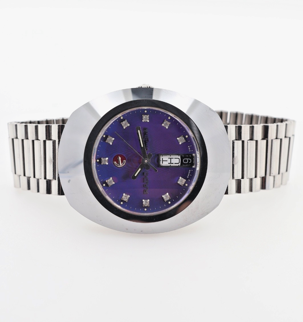 Rado Extremely RARE DIASTAR 636.0308.3 Mens Automatic 11p Diamond