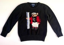Polo Ralph Lauren Polo Ski Bear Black Cotton ...