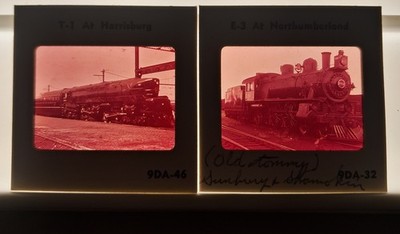 PRR Pennsylvania Railroad T-1 5544 4-4-2 E-3 7002 4-4-4-4 