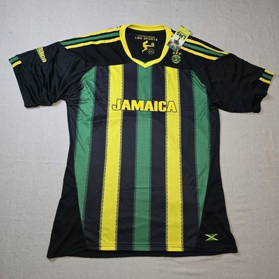 Authentic Brand LMS Sports Jamaica National Soccer Team Jersey Mens Size XXL NEW